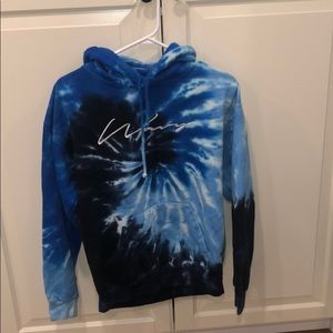 Blue Tye dye hoodie